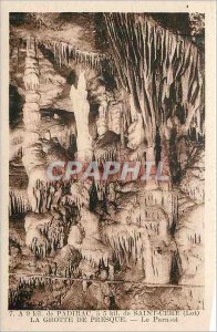 Old Postcard 7 to 9 kil of padirac 5 kil of St. cere (set) cave almost parasol