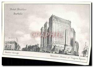 Postcard Old Hotel Statler Buffalo Delaware Avenue at Niagara Square