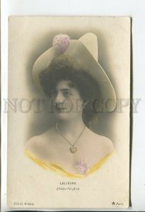 459801 LELIEVRE cabaret music hall DANCER Vintage PHOTO postcard