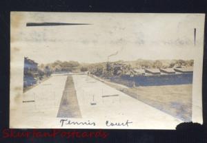 MANILA PHILIPPINES PHILIPPINE ISLANDS TENNIS COURT WWI ERA REAL PHOTO PHOTOGRAPH