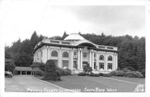 South Bend Washington Pacific Court House Real Photo Antique Postcard K44728