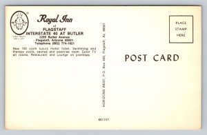 Royal Inn   Flagstaff  Arizona   Postcard