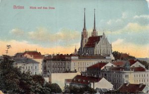 BRUNN BRNO CZECH REPUBLIC~BLICK auf den DOM~1913 POSTCARD