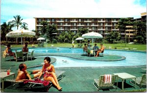 Hawaii Kaanapali Beach Hotel Maui Chrome Postcard 09.57