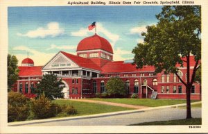 Illinois Springfield Agricultural Building Illinois State Fairgrounds Curteich