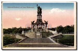 Postcard Old National Denkmal auf dem Niederwald