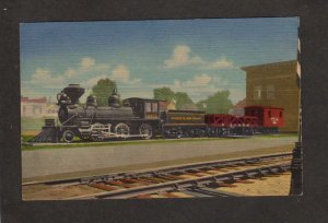 MN  Duluth and Iron Range Railroad Train Engine Two Harbors Minnesota Postcard