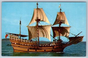 Mayflower II, Vintage Chrome Postcard