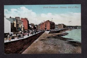 View South Promenade Ramsey Isle of Man Mann Vintage Postcard Carte Postale PC