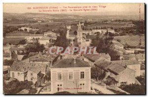 Montsegur Old Postcard Panoramic View from the old town's new mayor The new c...