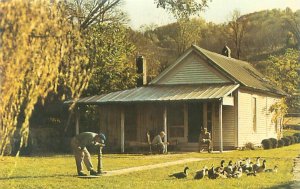 Lynchburg Tennessee Jack Daniel's Old Office Chrome Postcard Unused