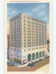 Linen BANK BUILDING Utica New York NY E4934