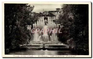 PHOTO CARD Tivoli Villa d & # 39Este Fontana dell organo