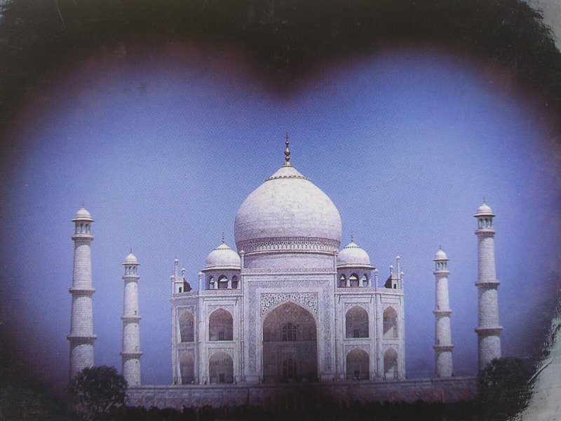 Postcard - Taj Mahal - Agra, India