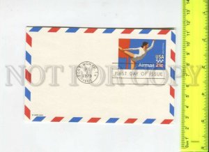 466546 1979 USA Olympic Games in Moscow 1980 gymnastics Stationery First day