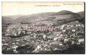 Old Postcard Le Chambon Feugerolles Vue Generale