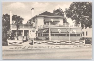 The Tally-Ho~Park Ridge Illinois~One Of Americas Foremost Tearooms~Sepia~Vintage
