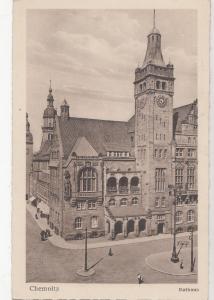 B80021 chemnitz rathaus germany  front/back image