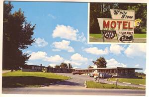 Williamsville NY AAA White Stone Motel Autos Cars Postcard