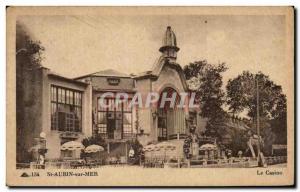 Old Postcard St Aubin sur Mer Casino
