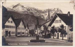 Germany Garmisch-Partenkirchen Floriansplatz 1930 Real Photo