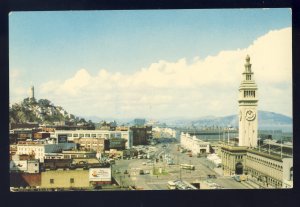 San Francisco, California/CA Postcard, Embarcadero Boulevard, Port & Docks