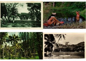 TAHITI OCEANIA SOUTH PACIFIC 140 Mostly MODERN Postcards (L2689)