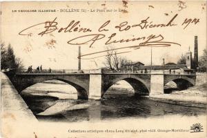 CPA Le VAUCLUSE Illustre - BOLLENE - Le Pont sur le Lez (512054)