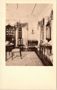 South Parlor Asa Stebbins House Deerfield Massachusetts MA Postcard Unused UNP 