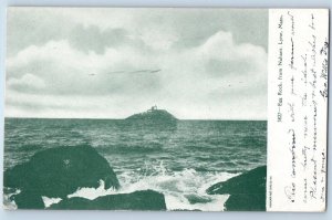 Lynn Massachusetts Postcard Egg Rock From Nahant Scenic View 1906 Vintage Posted
