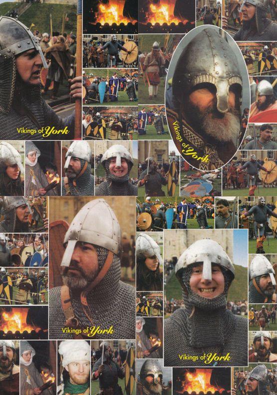 Vikings Of York 4x Yorkshire Postcard s