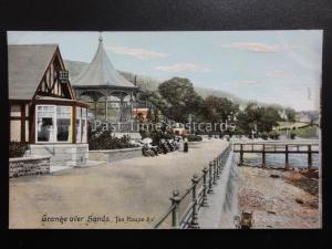 Cumbria GRANGE OVER SANDS Tea House & Bandstand by Railway Foot Bridge c1906