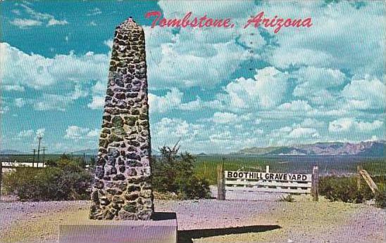 Arizona Tombstone Boot Hill Graveyard 1966