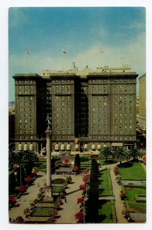 Postcard St. Francis Hotel Union Square San Francisco CA Standard View Card