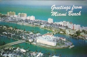 Florida Miami Beach Aerial View Of North Beach 1962
