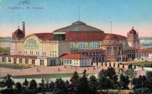 Germany Frankfurt Am Main Festhalle Vintage Postcard 08.42