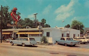 Daytona Beach Florida Hancock's True View Grill Chrome Vintage Postcard U6774