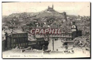 Old Postcard Marseille Vue Theft & # 39Oiseau