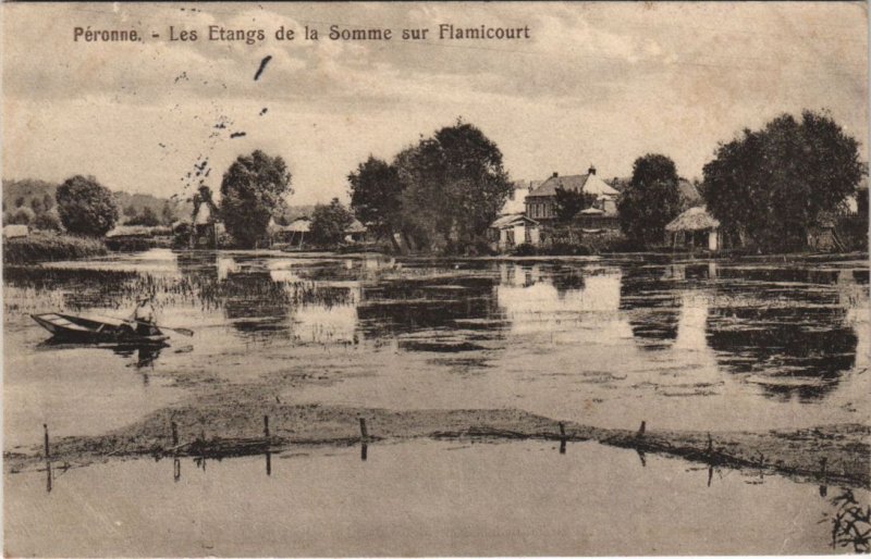 CPA PÉRONNE Les Etangs de la Somme (25003)