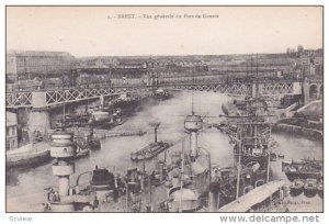 BREST, Vue generale du Port de Guerre, Finistere, France, 00-10s