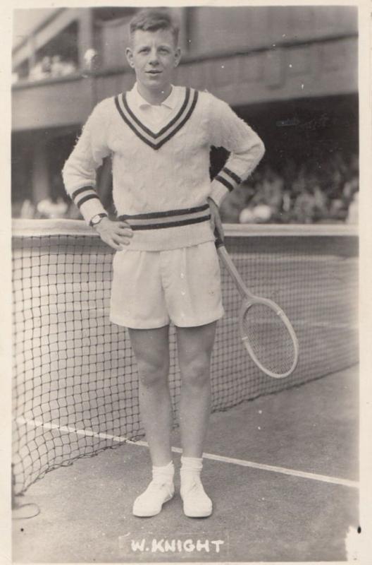 Billy Knight Tennis Player Antique Plain Back Postcard Photo