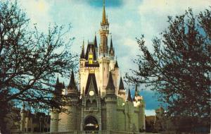 Walt Disney World  The Castle, Postally Used, Vintage Postcard