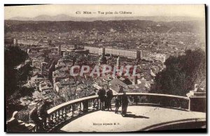 Old Postcard Nice Vue Prize du Chateau