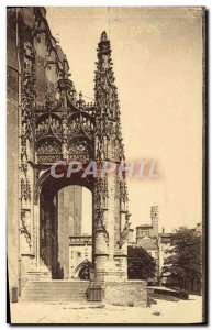 Old Postcard Albi Cathedrale Sainte Cecile The porch