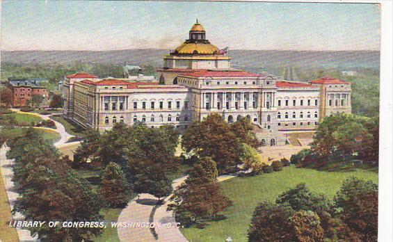 Library Of Congress Washington DC Rotograph