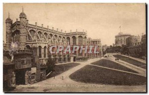 Great Britain Great Britain Windsor Castle Old Postcard Lowe r ward chapel an...