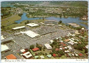 1972 Hilo HI Birds Eye Shopping Center Mall Hotel Airport Banyan Drive 4x6 PC M2