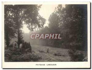 Old Postcard Limousin Landscape