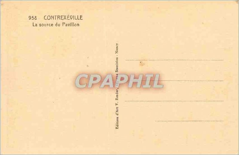 Old Postcard Contrexeville The Source Pavilion