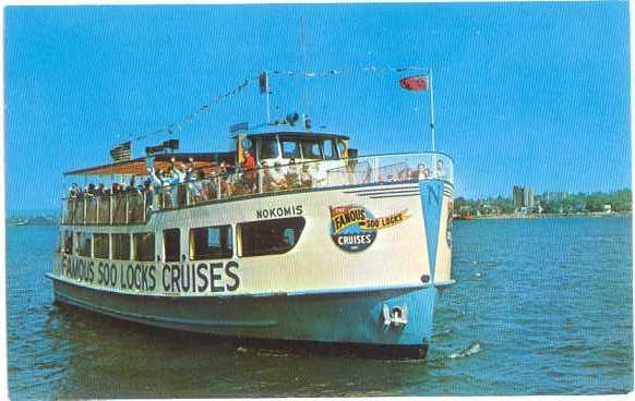 The Nokomis of Soo Locks Cruises Sault Ste. Marie Michigan